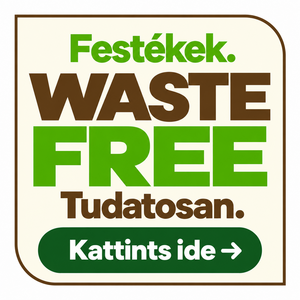 WASTE-FREE – Festékek. Tudatosan. Kattints az oldal megnyitásához.