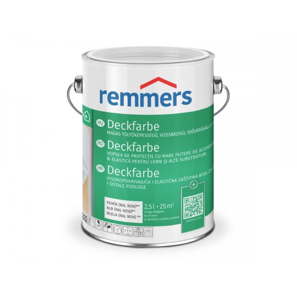 REMMERS DECKFARBE 2,5L FEKETE