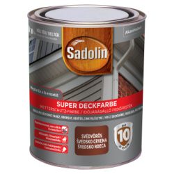 SADOLIN SUPER DECKFARBE 0,75L SVÉDVÖRÖS