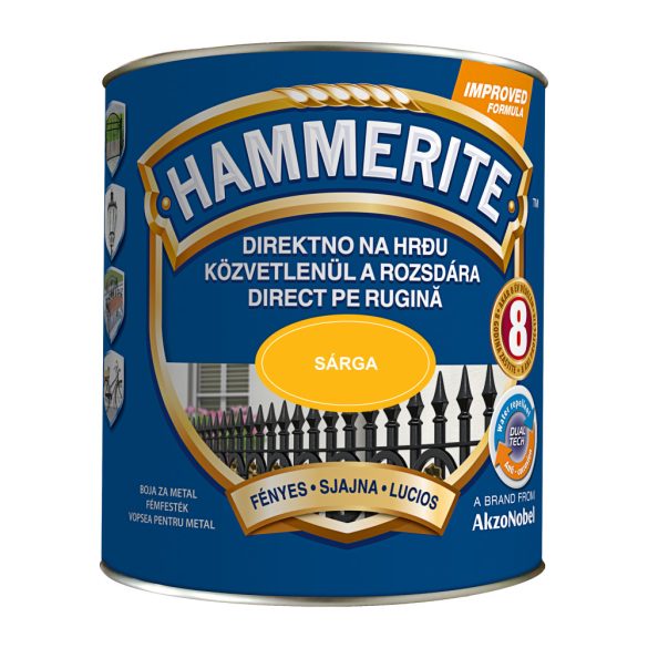 HAMMERITE FÉNYES 2,5L SÁRGA