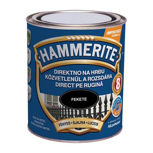 HAMMERITE FÉNYES 0,75L FEKETE