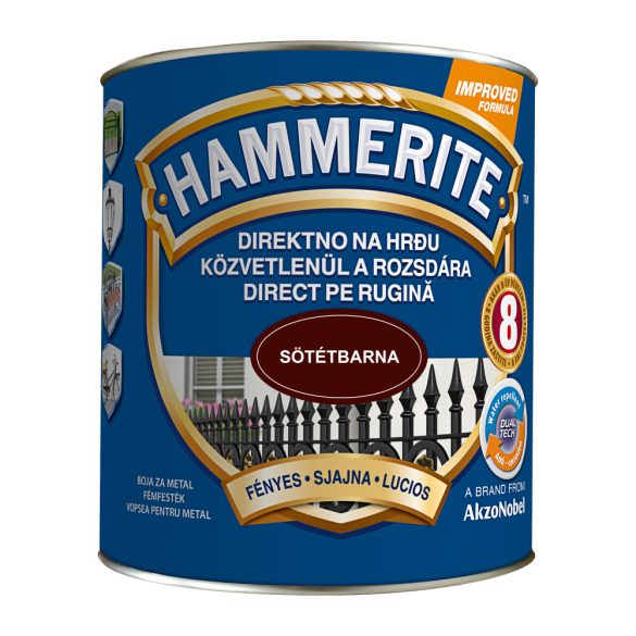 HAMMERITE FÉNYES 2,5L SÖTÉTBARNA