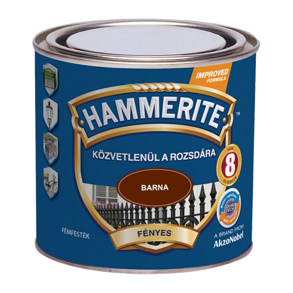 HAMMERITE FÉNYES 0,25L BARNA