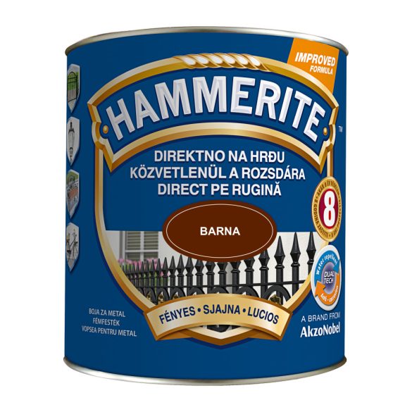 HAMMERITE FÉNYES 2,5L BARNA