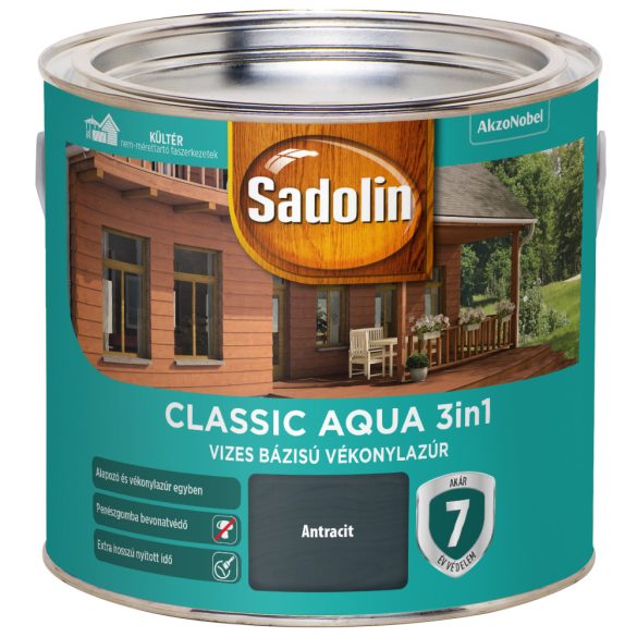 SADOLIN CLASSIC AQUA 2,5L ANTRACIT