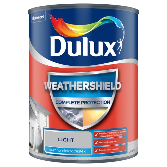 DULUX WEATHERSHIELD 0,9L FEHÉR HOMLOKZAT