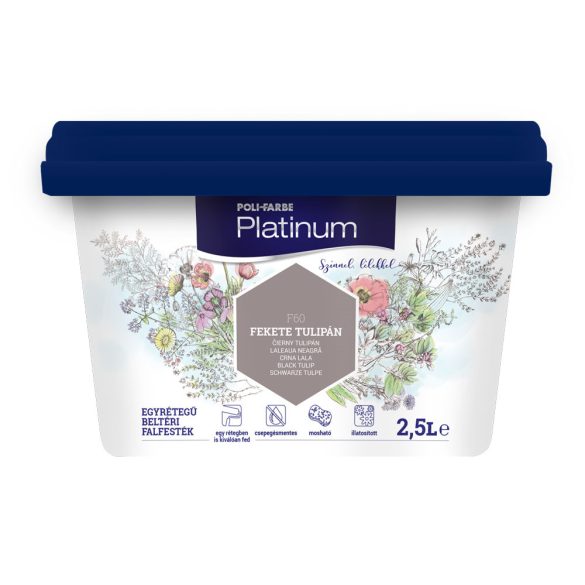 PLATINUM 2,5L FEKETE TULIPÁN F60